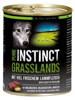 PURE INSTINCT Grasslands 6x800g Dose Mit Lamm -Haustierzubehör Verkäufe 2024 021fbee7d301ad07049410ebb6c8f3c6 pi grasslands 800g preview