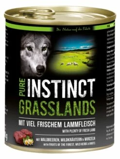 PURE INSTINCT Grasslands 6x800g Dose Mit Lamm -Haustierzubehör Verkäufe 2024 021fbee7d301ad07049410ebb6c8f3c6 pi grasslands 800g 171736 sagaflor ag web