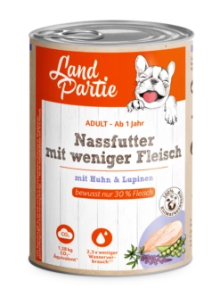 LandPartie Hund Adult 6x400g Dose Mit Huhn & Lupinen -Haustierzubehör Verkäufe 2024 074edd72855e548c8dc20a6db0057324 landpartie adult weniger fleisch huhn lupinen 400g preview