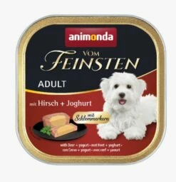 Animonda Vom Feinsten Adult 22x150g Schale Mit Hirsch Und Joghurt