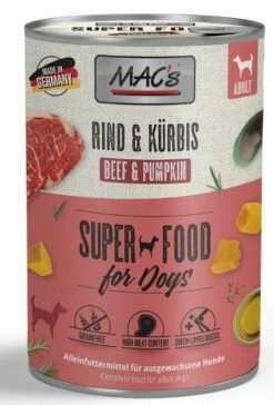 MAC's Dog 6x400g Dose Mit Rind Und Kürbis