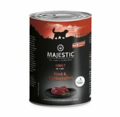 MAJESTIC Hund 6x400g Dose Mit Rind Und Süßkartoffel