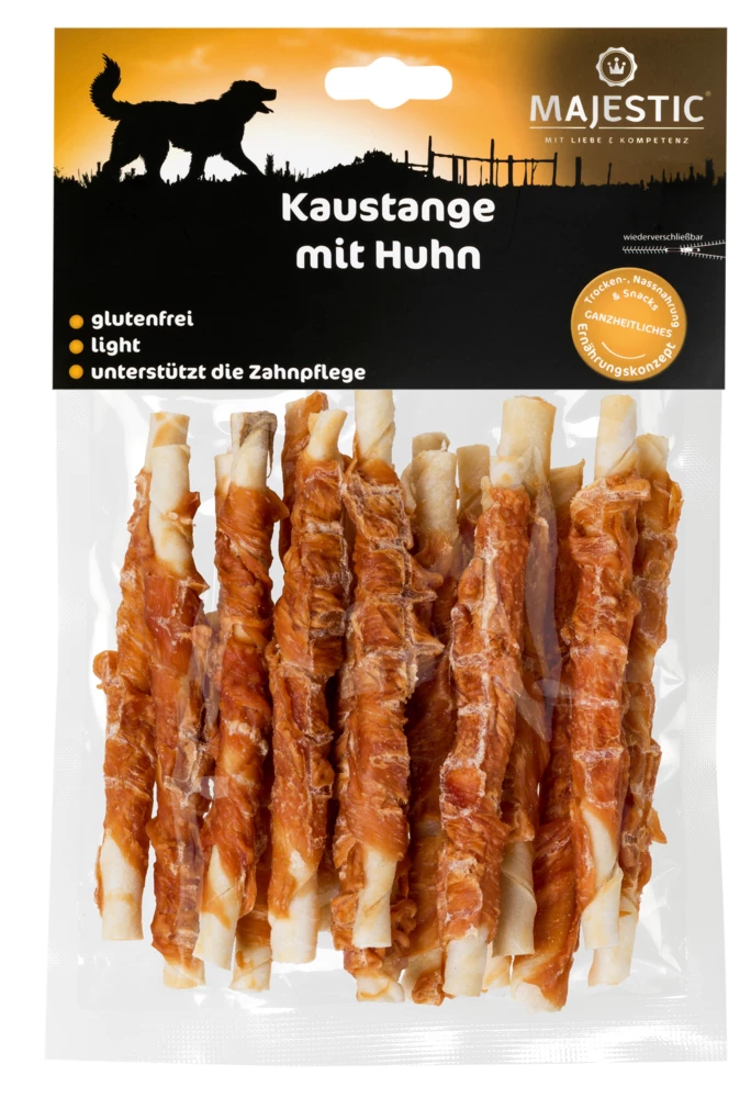 MAJESTIC Hundesnack Kaustange Mit Huhn 200g 4 MAJESTIC Hundesnack Kaustange Mit Huhn 200g – Bild 2