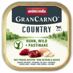 Animonda Gran Carno Adult Country 22x150g Mit Huhn, Wild Und Pastinake