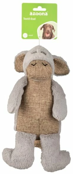 Azoona® Hundespielzeug Esel 20cm