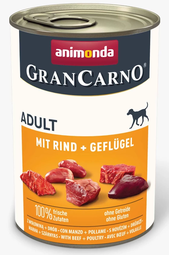 Animonda GranCarno Adult 12x400g Mit Rind Und Geflügel 3 Animonda GranCarno Adult 12x400g Mit Rind Und Geflügel