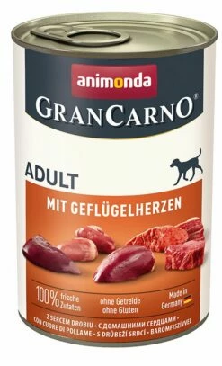 Animonda GranCarno Adult 6x400g Mit Geflügelherzen