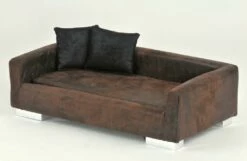 SILVIO DESIGN Tiersofa Toby 42x23x70cm In Braun/schwarz