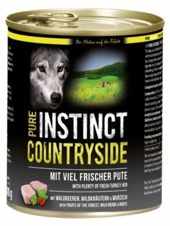 PURE INSTINCT Countryside 6x800g Dose Mit Pute -Haustierzubehör Verkäufe 2024 31908f64910f85160bb8c480f7293e26 pi countryside pute 800g 171733 sagaflor ag web