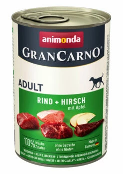 Animonda GranCarno Adult 6x400g Dose Rind Und Hirsch Mit Apfel