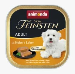 Animonda Vom Feinsten Adult 22x150g Schale Mit Huhn Und Leber