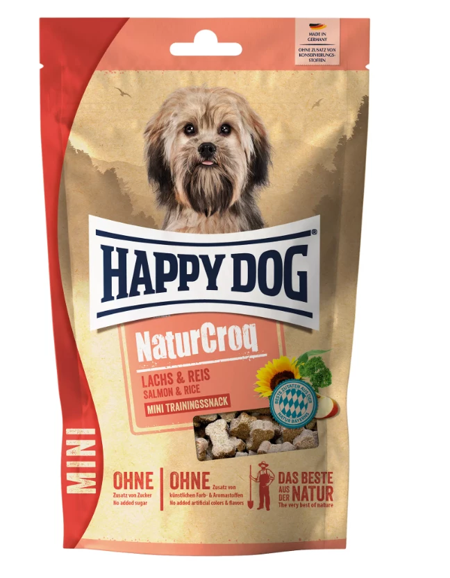 HAPPY DOG NaturCroq Snack Mini Lachs 100g 3 HAPPY DOG NaturCroq Snack Mini Lachs 100g