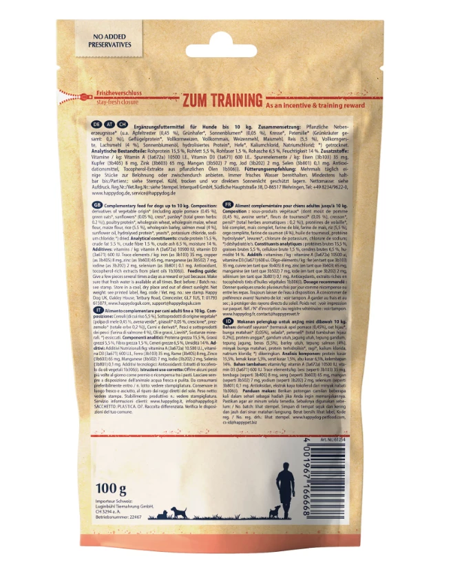 HAPPY DOG NaturCroq Snack Mini Lachs 100g 4 HAPPY DOG NaturCroq Snack Mini Lachs 100g – Bild 2