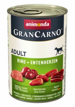 Animonda GranCarno Adult 6x400g Dose Mit Rind Und Entenherz