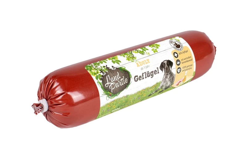 LandPartie Hundewurst 400g Mit Geflügel 3 LandPartie Hundewurst 400g Mit Geflügel