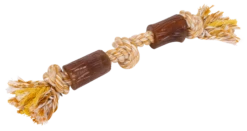 Azoona® Hundespielzeug Spieltau-Stick Natur 38 Cm