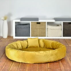 SILVIO DESIGN Kuschelinsel Velvet 90x18cm Senf -Haustierzubehör Verkäufe 2024 4ad9898ad61207dbb52113ed2667c2db kuschelinsell1