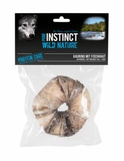 PURE INSINCT Wild Nature Hundesnack Kauring 110g Mit Fischhaut