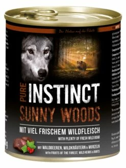 PURE INSTINCT Sunny Woods 6x800g Dose Mit Wildschwein 9 PURE INSTINCT Sunny Woods 6x800g Dose Mit Wildschwein -Haustierzubehör Verkäufe 2024 54a66d1facfdfd9a89189b67b2e5d0a2 pi sunny woods 800g 171711 sagaflor ag web