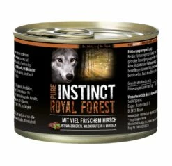 PURE INSTINCT Royal Forest 6x200g Dose Mit Hirsch