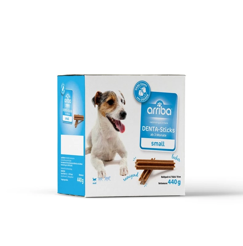 Arriba Denta-Sticks SMALL Multipack 4x7 Stück 440g 3 Arriba Denta-Sticks SMALL Multipack 4x7 Stück 440g