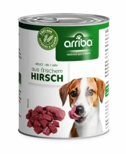 Arriba 6x800g Dose Mit Hirsch
