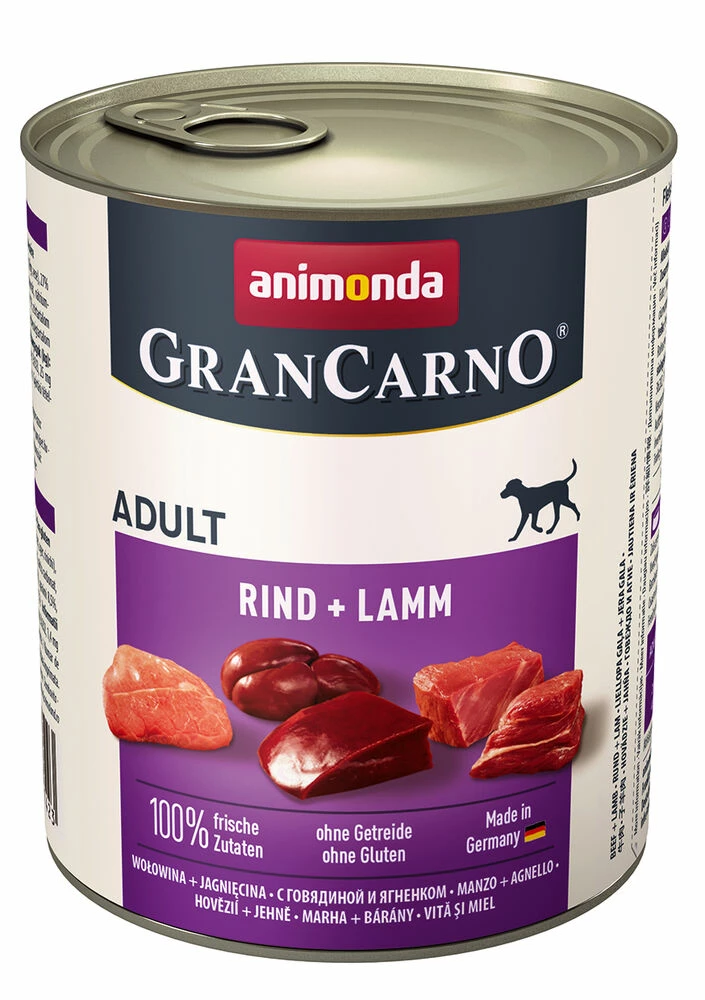 Animonda GranCarno Adult 6x800g Dose Mit Rind Und Lamm 3 Animonda GranCarno Adult 6x800g Dose Mit Rind Und Lamm