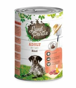 LandPartie Hund Adult 6x400g Dosen Mit Rind