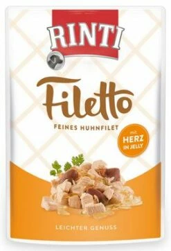 RINTI Filetto 24x100g Mit Huhn Und Hühnerherz In Jelly