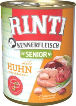 RINTI KENNERFLEISCH Senior 12x800g Mit Huhn