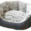 Nobby Hunde Komfortbett Cacho Oval 55x50x21cm In Grau/blau