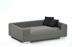 SILVIO DESIGN Hundesofa Candy 91x57x25cm In Grau