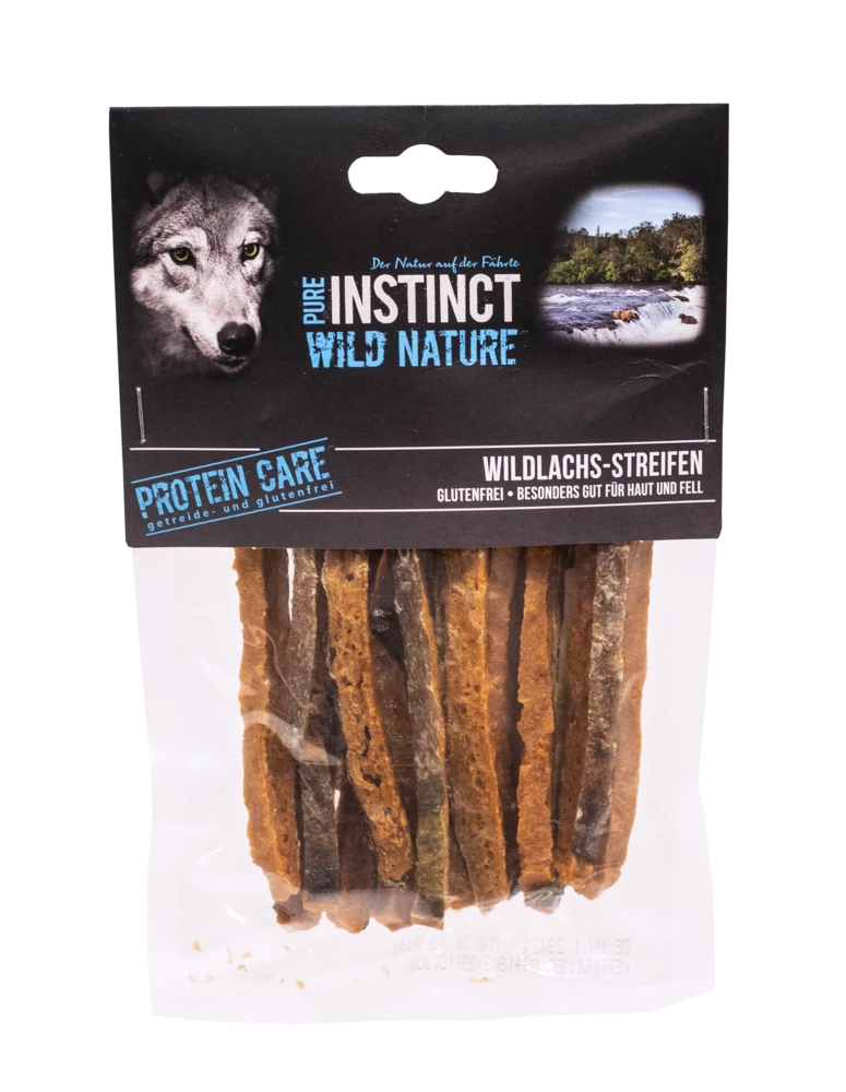 PURE INSTINCT Wild Nature Hundesnack Wildlachs-Streifen 70g 5 PURE INSTINCT Wild Nature Hundesnack Wildlachs-Streifen 70g – Bild 3