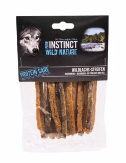 PURE INSTINCT Wild Nature Hundesnack Wildlachs-Streifen 70g