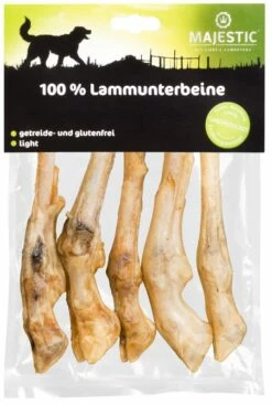 MAJESTIC Hundesnack 350g Tüte 100% Lammunterbeine