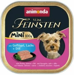 Animonda Vom Feinsten MINI Adult 32x100g Mit Geflügel, Lachs Und Dill