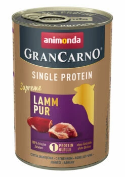 Animonda GranCarno Single Protein Supreme Hund 6x400g Dose Mit Lamm