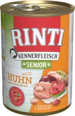 RINTI KENNERFLEISCH Senior 12x400g Mit Huhn