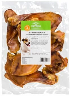 Arriba Hundesnack Schweineohren 400g
