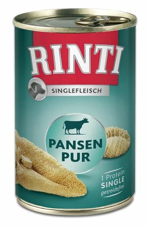 RINTI Singlefleisch 12x400g Mit Pansen Pur 3 RINTI Singlefleisch 12x400g Mit Pansen Pur