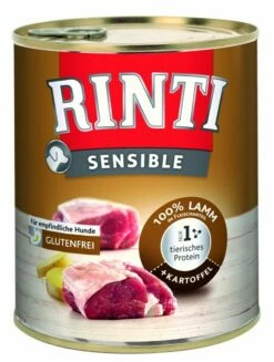 RINTI Sensible 6x800g Dose Mit Lamm Und Kartoffel