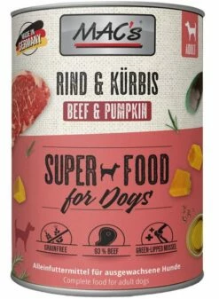 MAC's Dog 6x800g Dose Mit Rind Und Kürbis