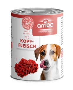 Arriba 6x800g Dose Mit Kopffleisch