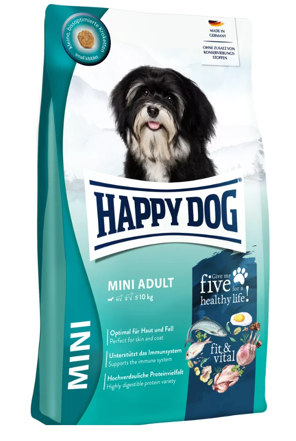 HAPPY DOG Fit & Vital Mini Adult 4kg 2 HAPPY DOG Fit & Vital Mini Adult 4kg