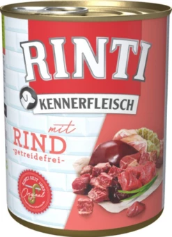 RINTI KENNERFLEISCH 12x800g Dose Mit Rind