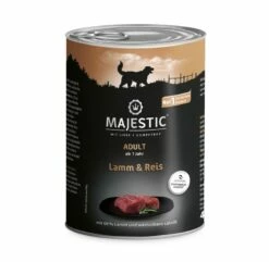 MAJESTIC Hund 6x400g Dose Mit Lamm Und Reis