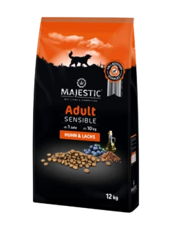 MAJESTIC Hund Adult Sensible 12kg Mit Huhn Und Lachs -Haustierzubehör Verkäufe 2024 a12c2dae3193c5ad53865ce5e94250ae mj adult sensible huhn und lachs 12kg 1010x890mm 614962 preview