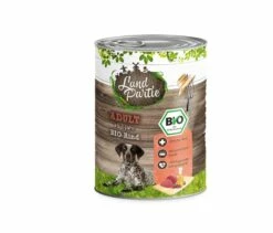 LandPartie Bio Hund Adult 6x800g Mit Bio-Rind Und Zucchini -Haustierzubehör Verkäufe 2024 a148a4c7bd63fc2a09e6dfbdb0b43ccd landpartie bio adult rind 800g 157521 sagaflor ag web 4056727121876