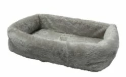 SILVIO DESIGN Tiersofa De Luxe 75x45x17cm In Grau