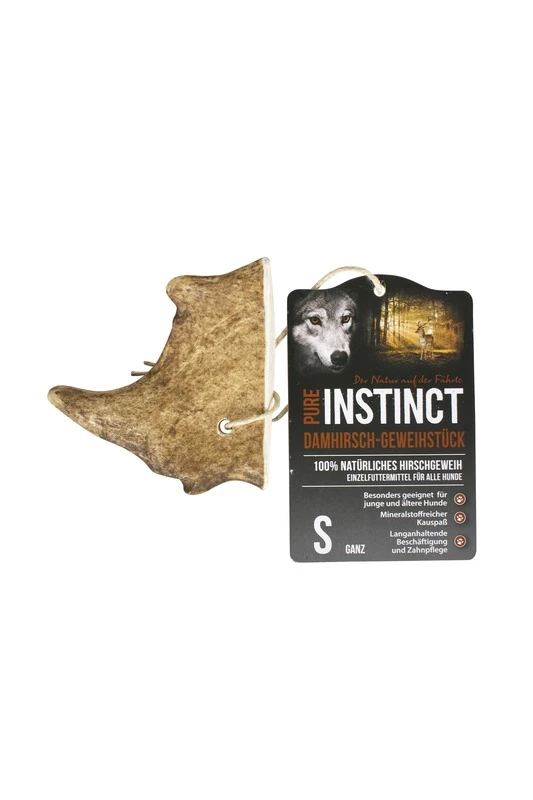 PURE INSTINCT Hundesnack Damhirsch-Geweihstück S (25-100g) 4 PURE INSTINCT Hundesnack Damhirsch-Geweihstück S (25-100g) – Bild 2